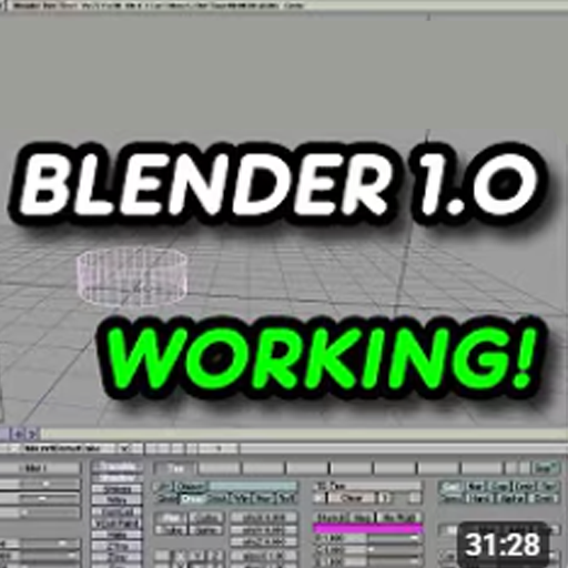 Blender 1.0 Archeology