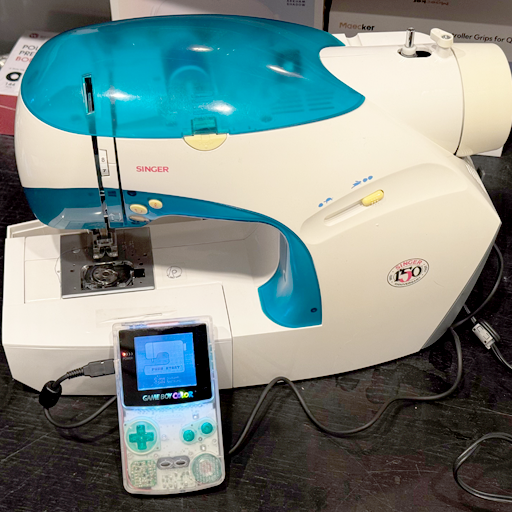 Game Boy Sewing Machine