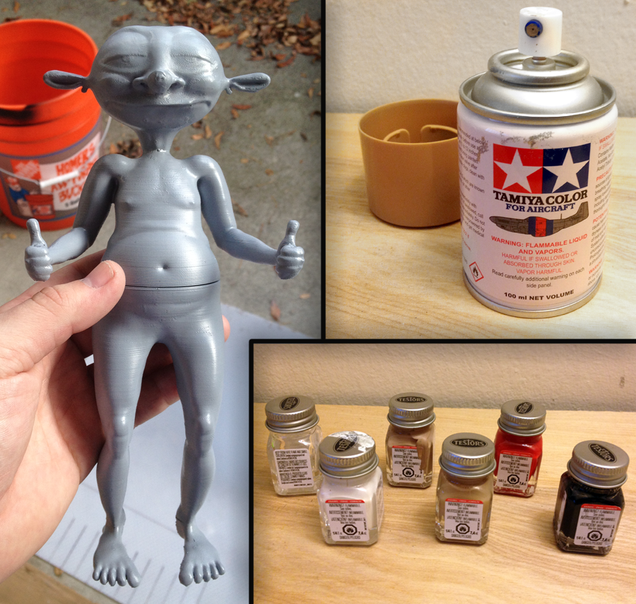 Oracle Figurine - Primed, and various paint