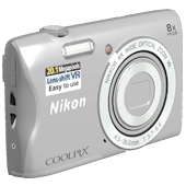 Silver Nikon Coolpix 3700